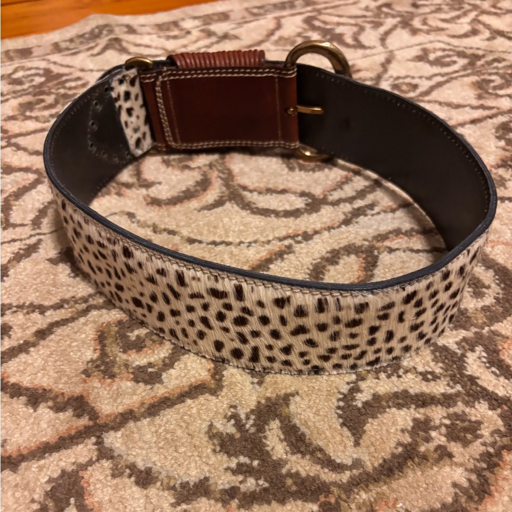 La Doppia Vita Vintage 90s large buckle belt made in Italy - Picture 3 of 11